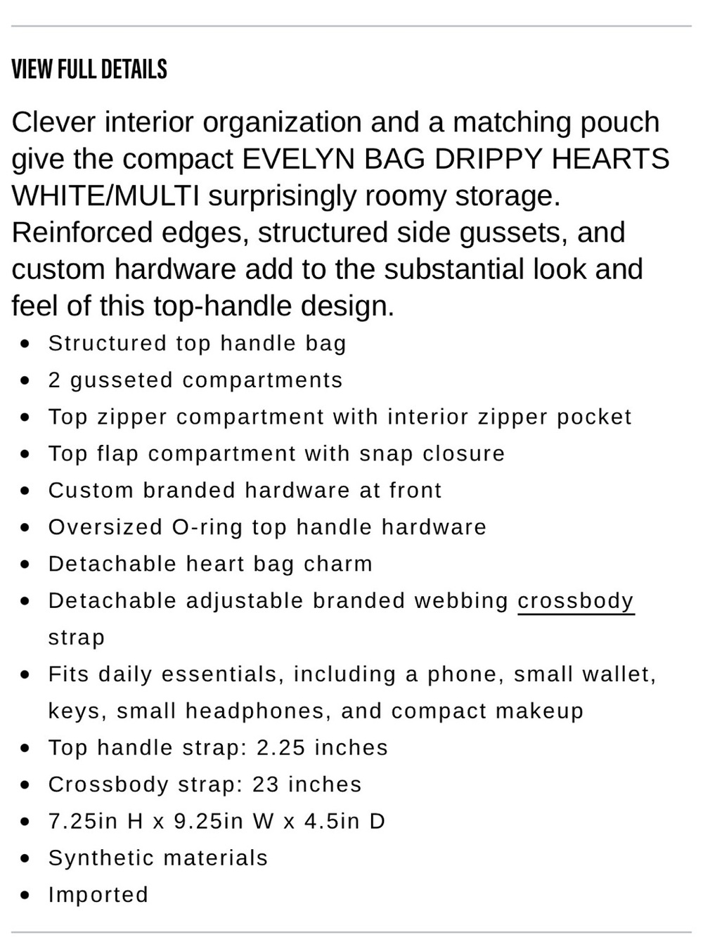 💜Steve Madden Evelyn crossbody - Picture 6 of 7